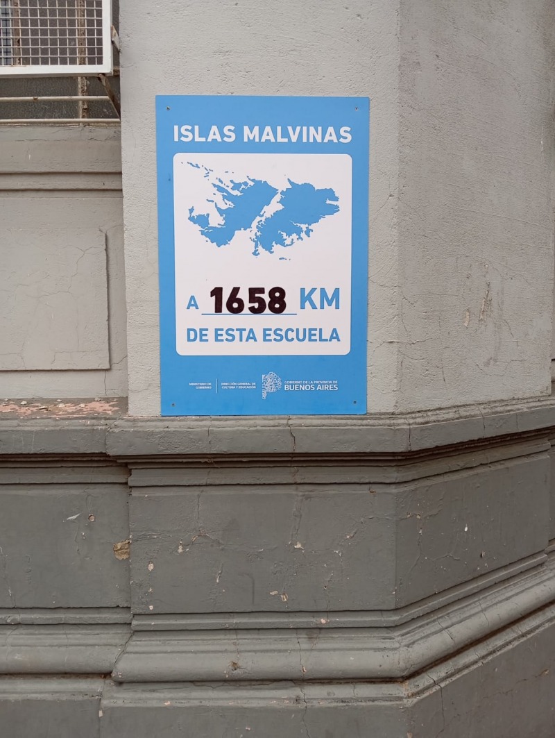 Edificios p�blicos deber�n mostrar su distancia a Malvinas